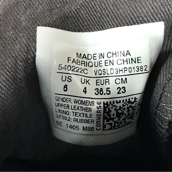 Converse All Star Chuck Taylor Collar Studs Women’s Hi Tops Size 6 - Picture 11 of 12